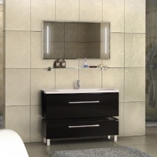 Мебель для ванной Акватон Мадрид 100 черная с ящиком