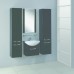 Мебель для ванной Акватон Ария 50 черный глянец