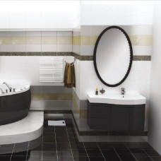 Мебель для ванной Aquanet Сопрано 95 черная R