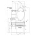 Тумба с раковиной Aquanet Опера 2-115  черная R