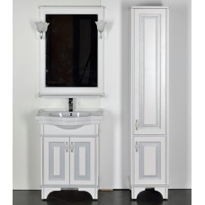 Мебель для ванной Aquanet Валенса 70 белый краколет/серебро