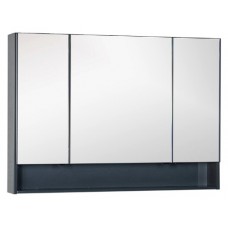 Зеркало-шкаф Aquanet Виго 120 сине-серый