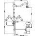 Смеситель Caprigo Adria Classic 03-025-vot для раковины
