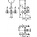 Смеситель Caprigo Adria Classic 03-010-crm для ванны с душем