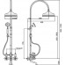 Душевая стойка Cezares First FIRST-CVD-01-Bi