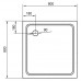 Поддон для душа Cezares Tray квадратный 80, акриловый