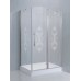 Душевой уголок Cezares Giubileo-A-11 100x90 см, R, стекло с узором, хром