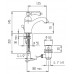 Смеситель Cezares Margot MARGOT-LSM1-03/24-Bi для раковины