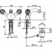 Смеситель Cezares Atlantis ATLANTIS-BS1-02-Sw для биде
