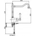 Смеситель Cezares Margot MARGOT-LLM2-01-M для кухонной мойки