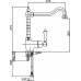 Смеситель Cezares Margot MARGOT-LLM2-02-M для кухонной мойки