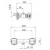 Смеситель Cezares Olimp DS 02 O для душа