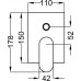 Смеситель Cezares Stella VDIM-01-Cr С ВНУТРЕННЕЙ ЧАСТЬЮ