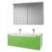 Мебель для ванной Dreja Color 125 зеленый глянец