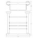Полка FBS Vizovice VIZ 043 для полотенец 70 см