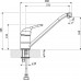 Смеситель Florentina Гамма AV для кухонной мойки, грей