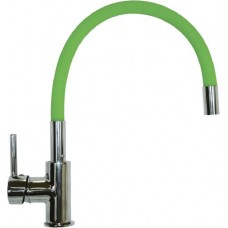 Смеситель Florentina Flex-01 зеленый, для кухонной мойки
