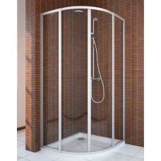 Душевой уголок GuteWetter Practic Round GK-401 90 см стекло бесцветное, профиль матовый хром