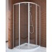 Душевой уголок GuteWetter Practic Round GK-401 90 см стекло бесцветное, профиль матовый хром