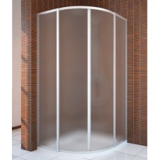 Душевой уголок GuteWetter Practic Round GK-401 100 см стекло матовое, профиль матовый хром