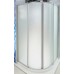 Душевой уголок GuteWetter Practic Round GK-401 100 см стекло матовое, профиль матовый хром