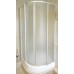 Душевой уголок GuteWetter Practic Round GK-401 100 см стекло матовое, профиль матовый хром