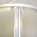 Душевой уголок GuteWetter Practic Round GK-401 100 см стекло матовое, профиль матовый хром