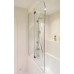 Шторка на ванну GuteWetter Lux Pearl GV-102 левая 90 см стекло бесцветное, профиль хром
