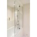Шторка на ванну GuteWetter Lux Pearl GV-102 правая 100 см стекло бесцветное, профиль хром