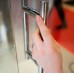 Душевая дверь в нишу GuteWetter Lux Door GK-601 правая 70 см стекло бесцветное, профиль хром