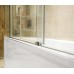 Шторка на ванну GuteWetter Slide Part GV-865 правая 140x70 см стекло бесцветное, профиль хром