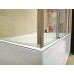 Шторка на ванну GuteWetter Slide Part GV-865 правая 140x80 см стекло бесцветное, профиль хром