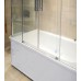 Шторка на ванну GuteWetter Slide Part GV-865 правая 140x90 см стекло бесцветное, профиль хром