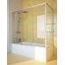 Шторка на ванну GuteWetter Practic Part GV-413 левая 155x70 см стекло бесцветное, профиль матовый хром