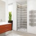 Душевая дверь в нишу GuteWetter Trend Door GK-862BP правая 118 см стекло бесцветное Two, профиль хром