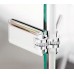 Душевая дверь в нишу GuteWetter Trend Door GK-862BP правая 118 см стекло бесцветное Two, профиль хром