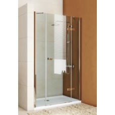 Душевая дверь в нишу GuteWetter Trend Door GK-863P правая 120 см стекло бесцветное Two, профиль хром