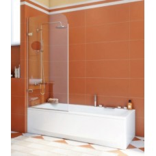 Шторка на ванну GuteWetter Trend Pearl GV-861B левая 70 см стекло бесцветное, фурнитура хром