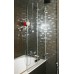 Шторка на ванну GuteWetter Trend Pearl GV-862B правая 100 см стекло бесцветное, фурнитура хром