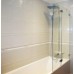 Шторка на ванну GuteWetter Lux Pearl GV-002A правая 80 см стекло бесцветное, фурнитура хром