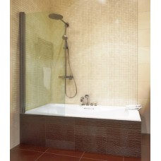 Шторка на ванну GuteWetter Lux Pearl GV-601 левая 70 см стекло бесцветное, профиль хром