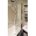 Шторка на ванну GuteWetter Lux Pearl GV-601 правая 80 см стекло бесцветное, профиль хром