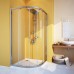 Душевой уголок GuteWetter Shape Round GK-864A 100x100 см стекло бесцветное, профиль хром