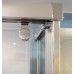 Душевой уголок GuteWetter Slide Rectan GK-863A левая 150x70 см стекло бесцветное, профиль хром