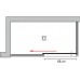 Душевой уголок GuteWetter Slide Rectan GK-863A левая 150x70 см стекло бесцветное, профиль хром