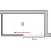Душевой уголок GuteWetter Slide Rectan GK-863B левая 140x80 см стекло бесцветное, профиль хром