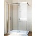 Душевой уголок GuteWetter Slide Rectan GK-863B правая 130x80 см стекло бесцветное, профиль хром