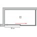 Душевой уголок GuteWetter Slide Rectan GK-863B правая 130x80 см стекло бесцветное, профиль хром