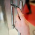 Душевой уголок GuteWetter Slide Rectan GK-863B правая 140x70 см стекло бесцветное, профиль хром