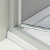 Душевой уголок GuteWetter Practic Square GK-402 левая 75x75 см стекло бесцветное, профиль матовый хром